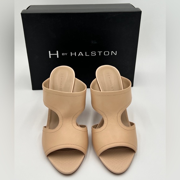 H BY HALSTON - Genuine Leather Holly Mules - Picture 2 of 8